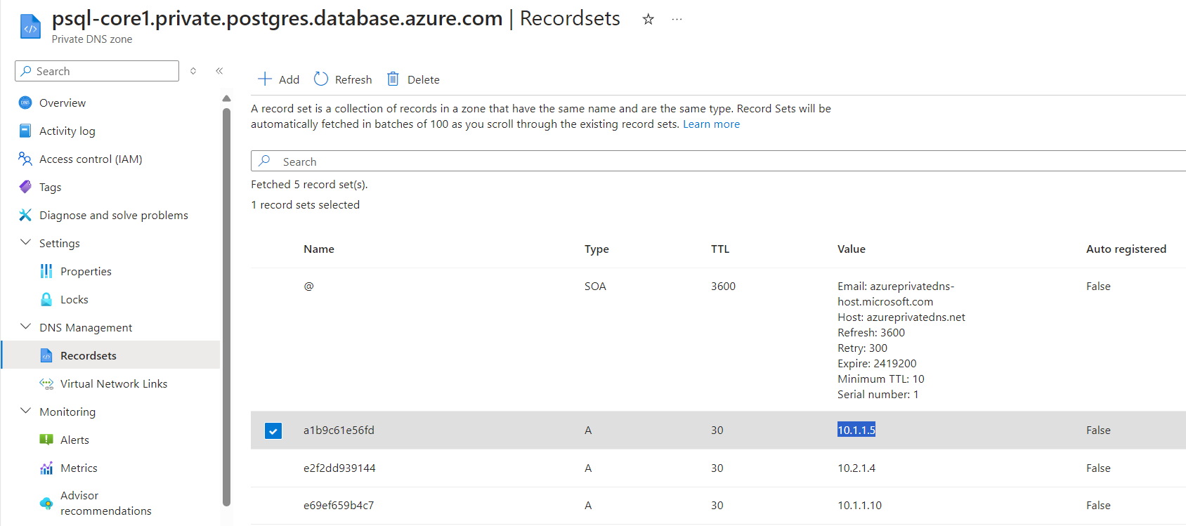 private-dns-zone-recordsets-ha