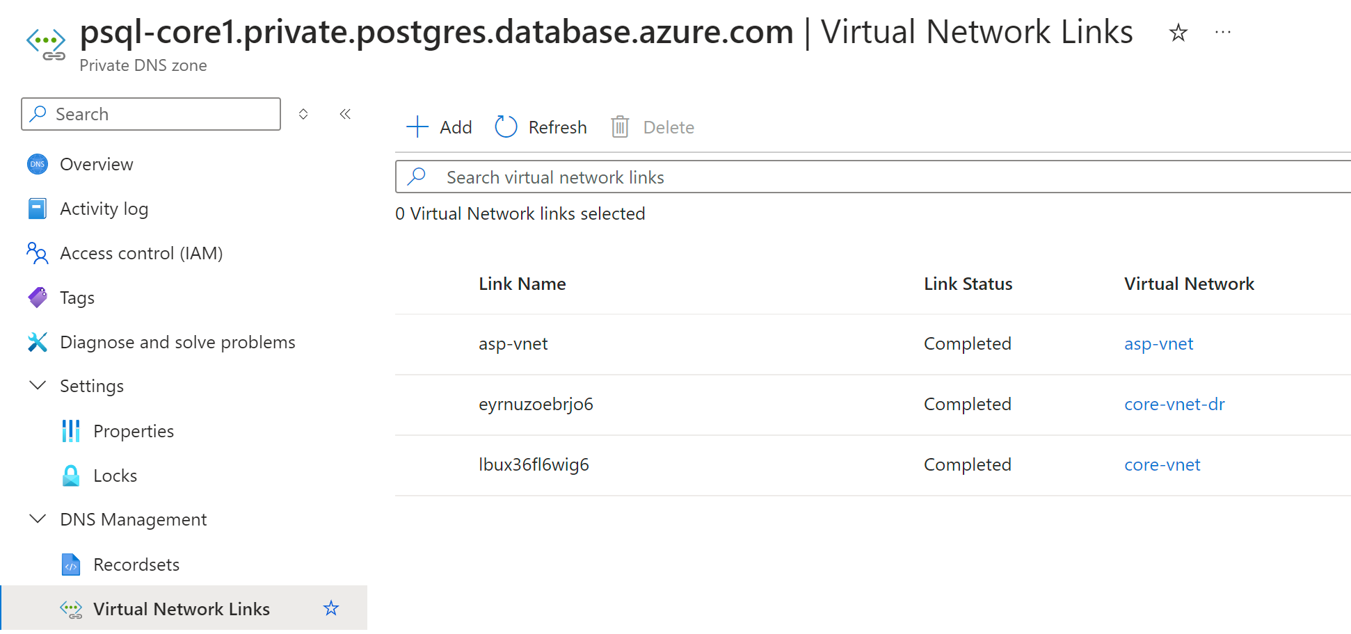 Private DNS Zone